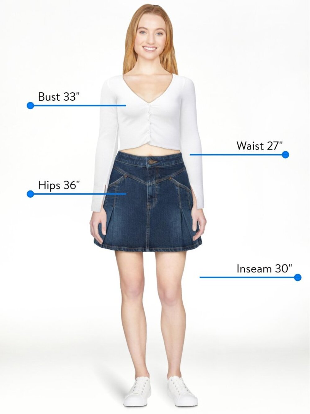 Celebrity Pink Women's Western Pleated Denim Mini Skirt - XL - New with Tags - Picture 6 of 16